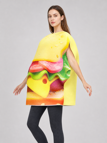 Burger Costume for Parties, Halloween, and Cosplay