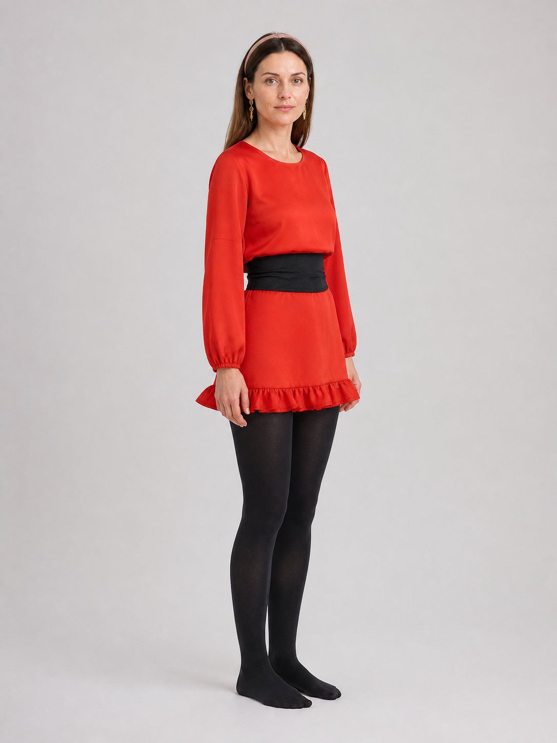 Yor Forger Cosplay Costume, Spy x Family, Red side view