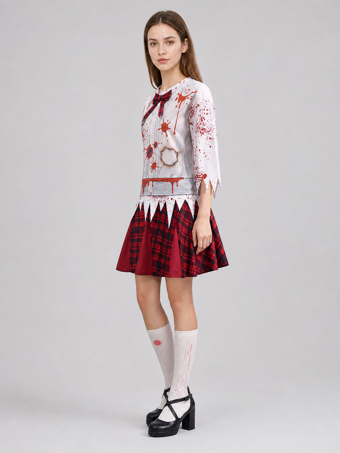 Halloween Blood-Splatter Costume Dress