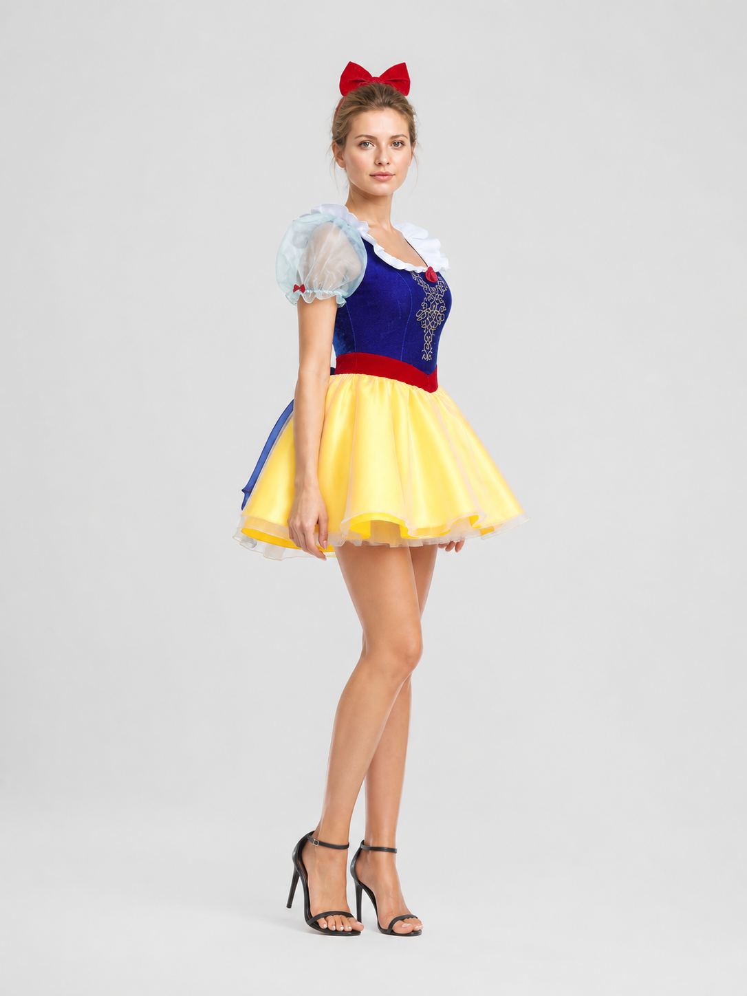 Snow White Dress with Full Skirt for Cosplay