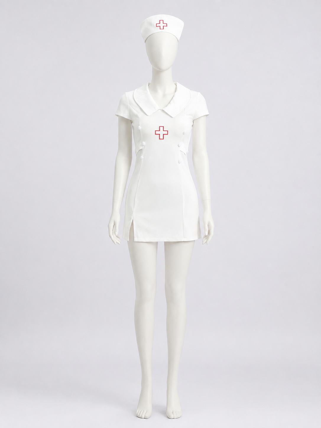 Nurse Costume with Red Crosses side view