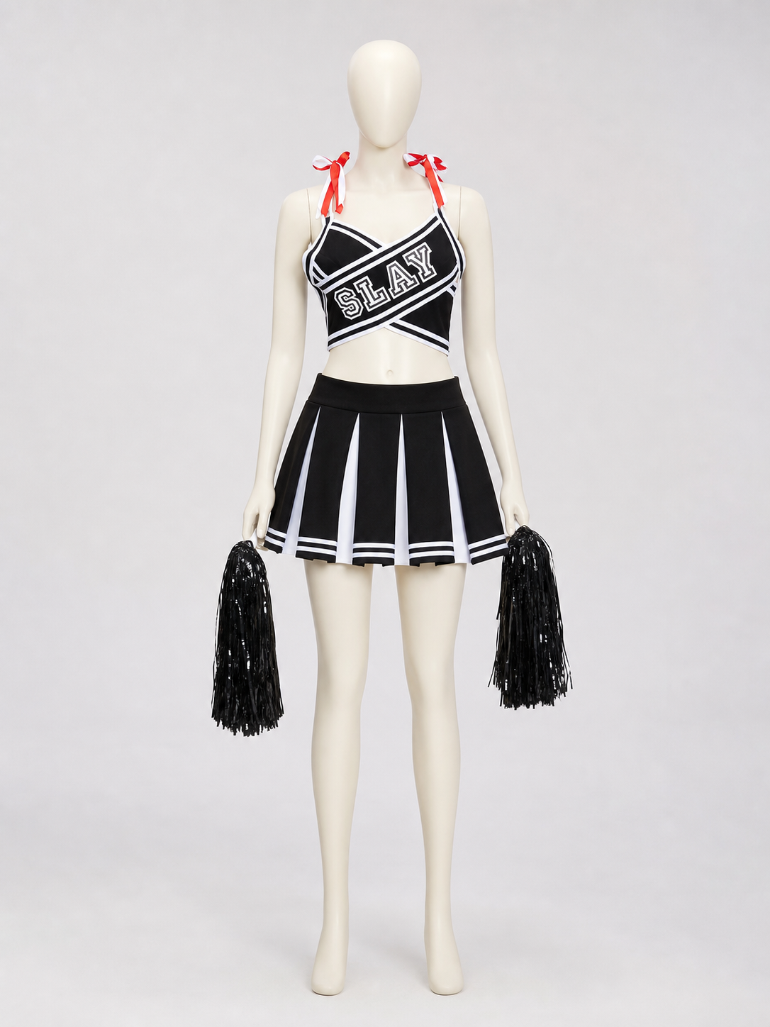 Performance costume: top and pleated skirt