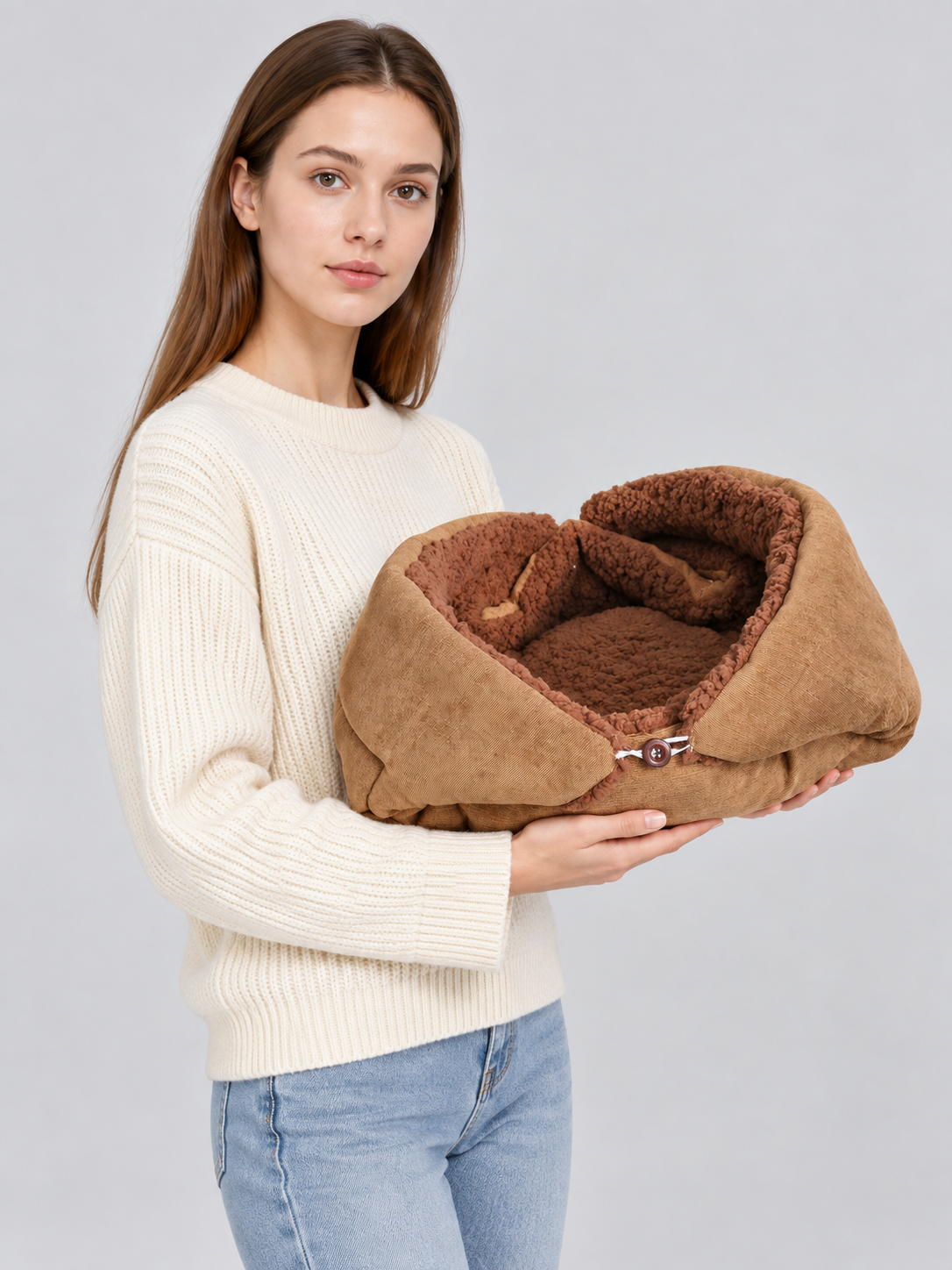 Folding Mat Bed for Pets side view