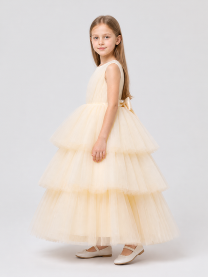Full Tulle Princess Dress for Performances