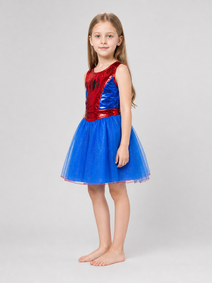 Superhero Costume: Dress and Mask