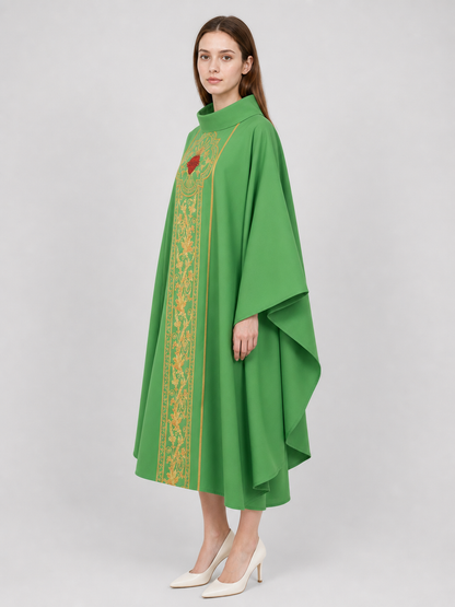 Cosplay Robe Costume with Gold Accents