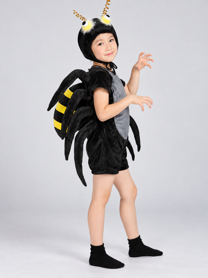 Kids' Spider Carnival Costume with Legs and Headpiece