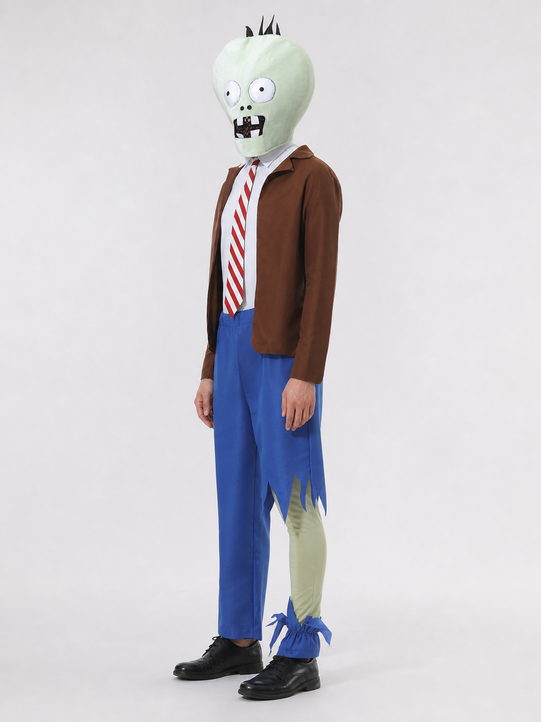 Zombie Costume with Green Headpiece