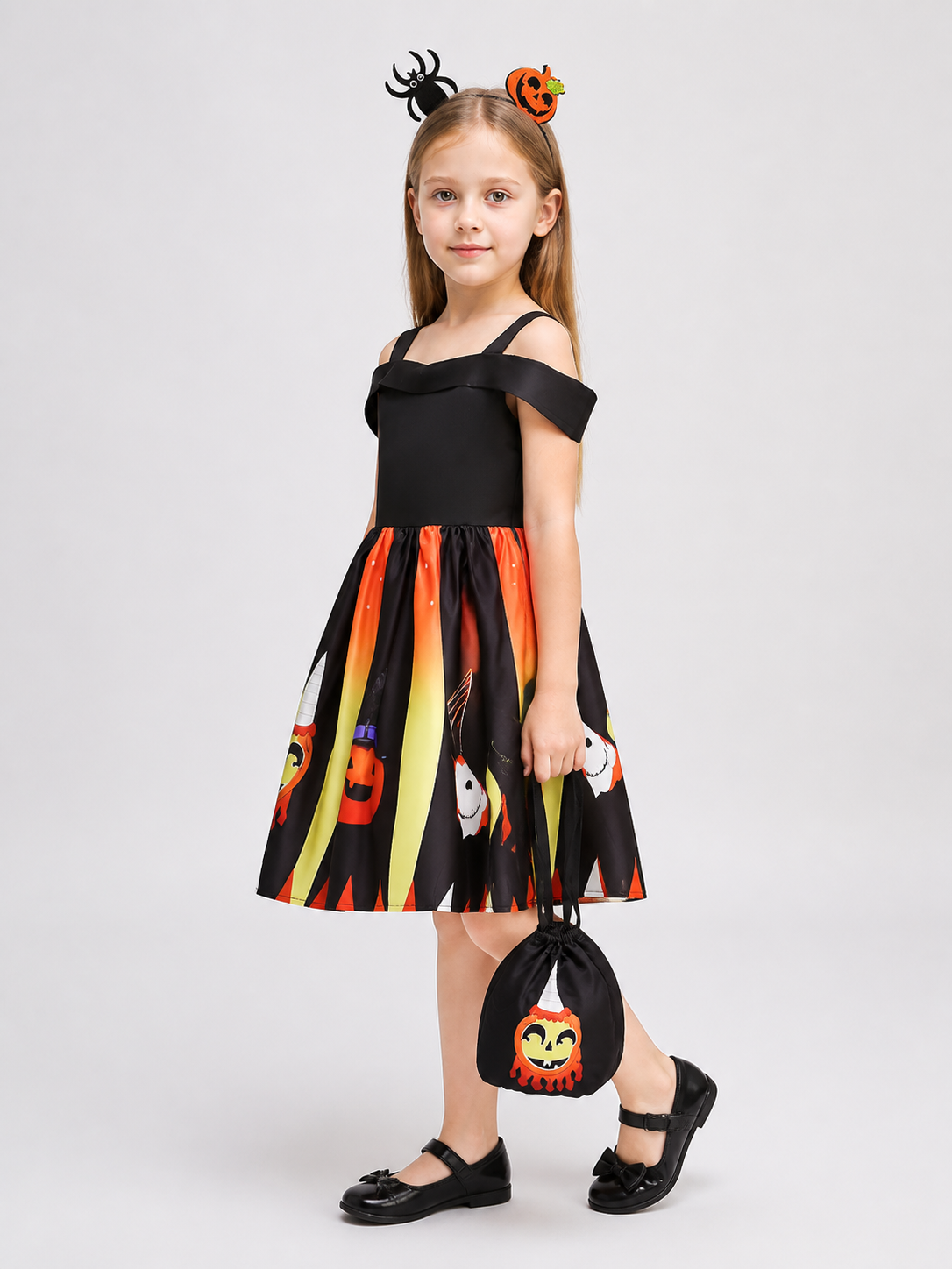 Halloween Costume Dress with Headband