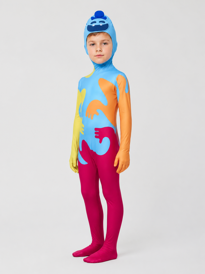 Poppy Playtime 4 Cosplay Jumpsuit with Hood side view