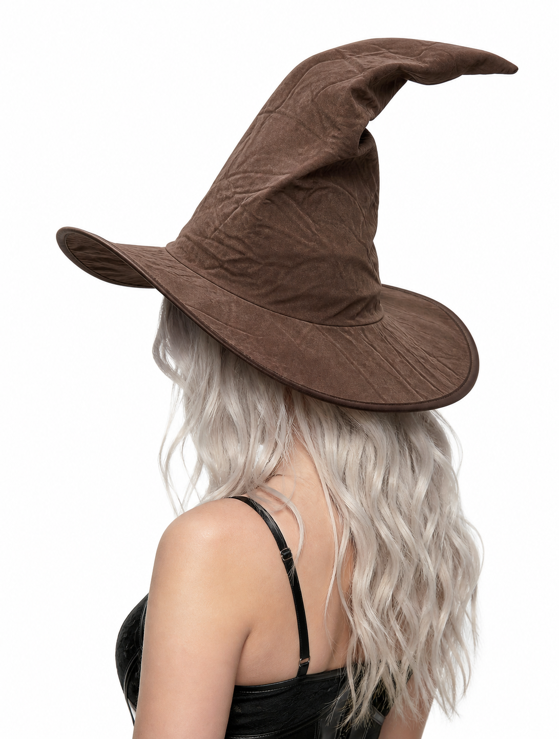 Carnival Witch Hat with Wide Brim
