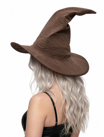Carnival Witch Hat with Wide Brim