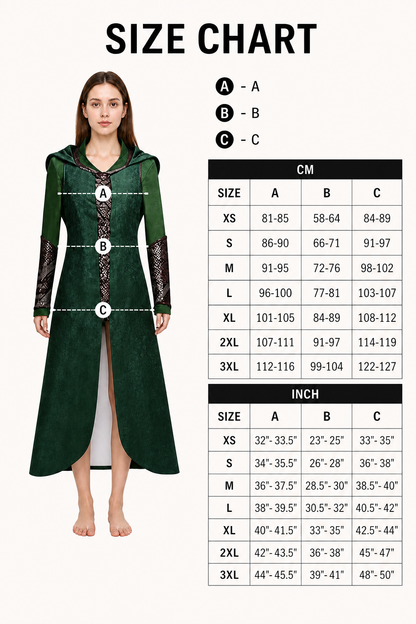 Tariel Cosplay Coat with Hood and Decoration