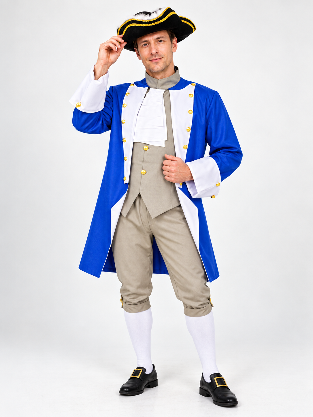 Captain's Costume: Jacket, Vest, Pants, Hat