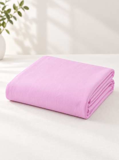 Duvet Cover for a Weighted Blanket with a Zipper and Ties