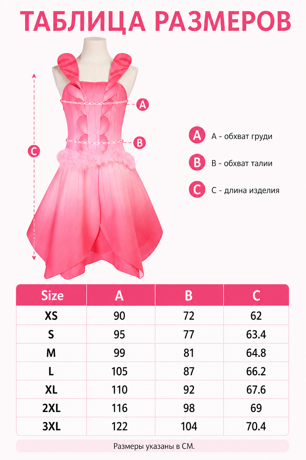 Pink “Flower Fairy” Cosplay Dress