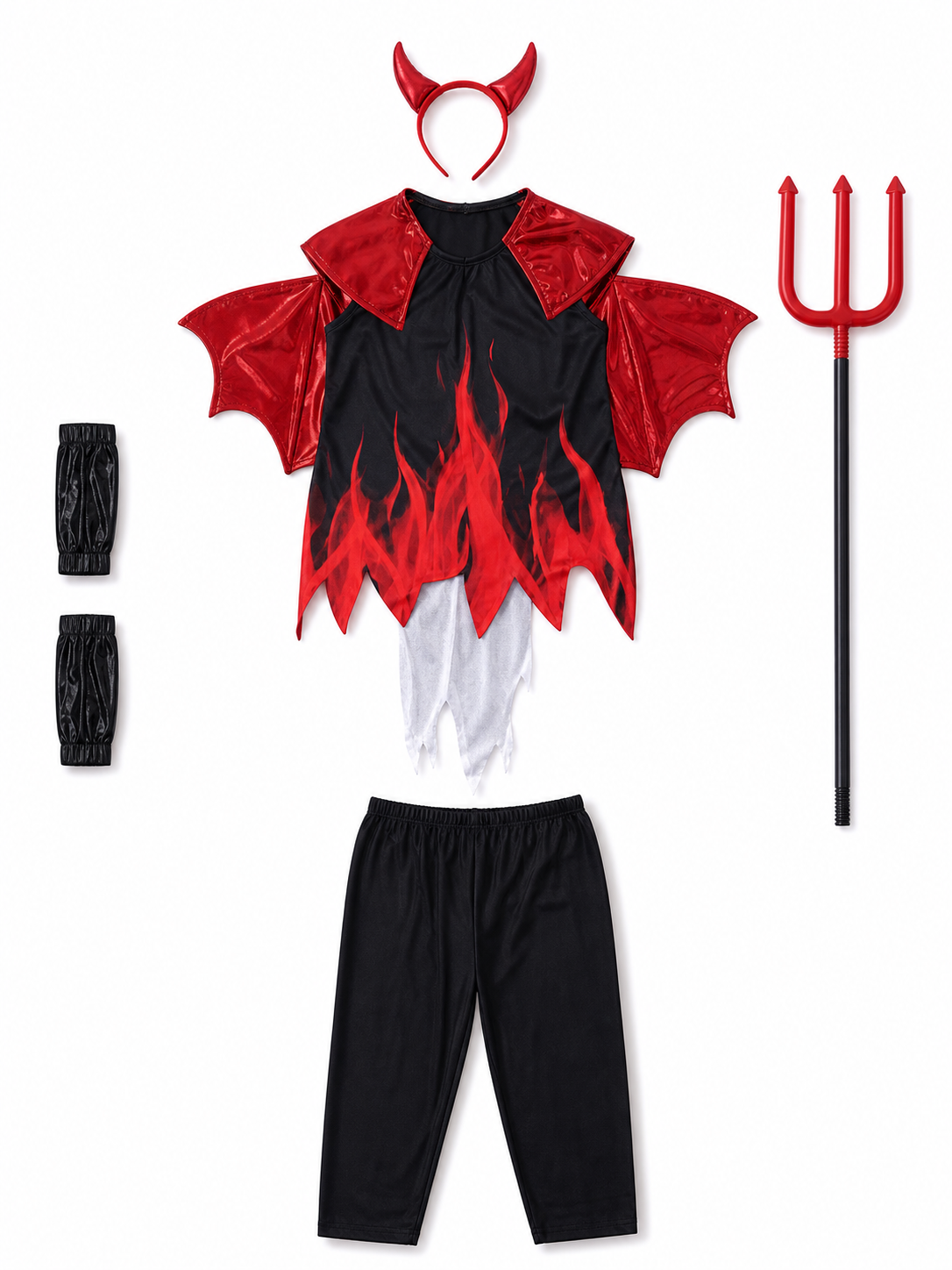 Halloween Devil Costume with Accessories
