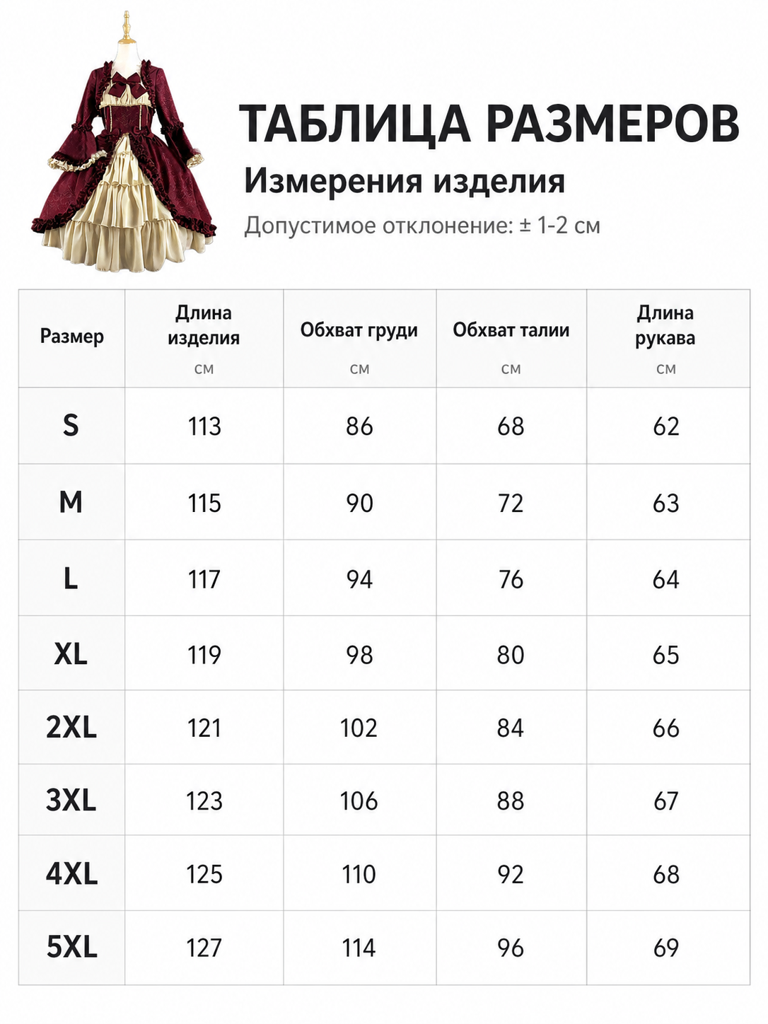 sizechart