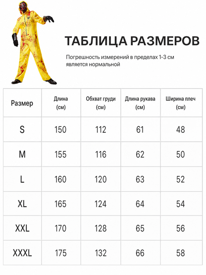 Halloween Hazmat Costume
