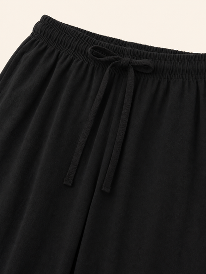 Men’s jogger pants with cuffs and drawstring