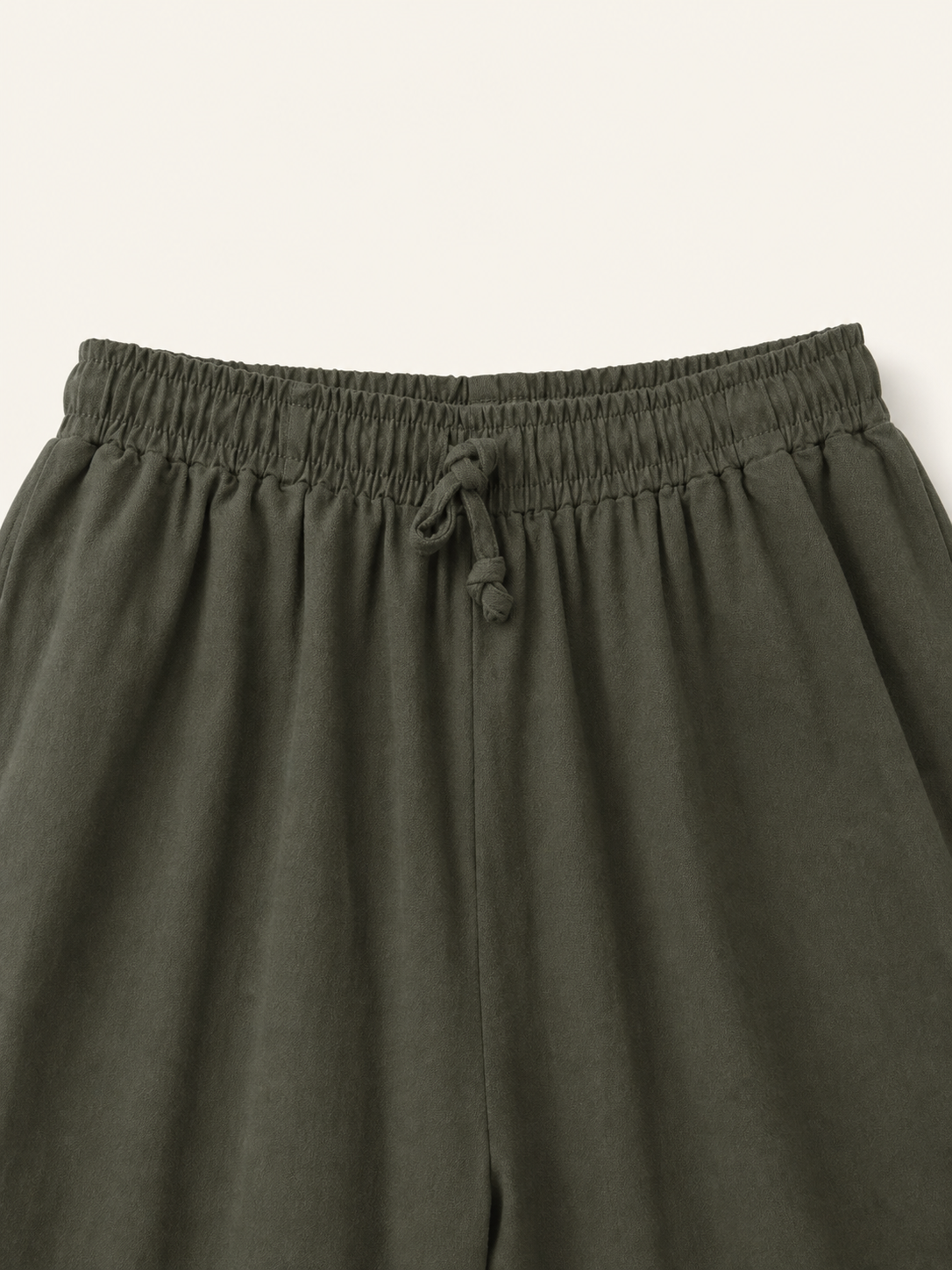 Relaxed-Fit Cargo Pants with Drawstring Cuffs