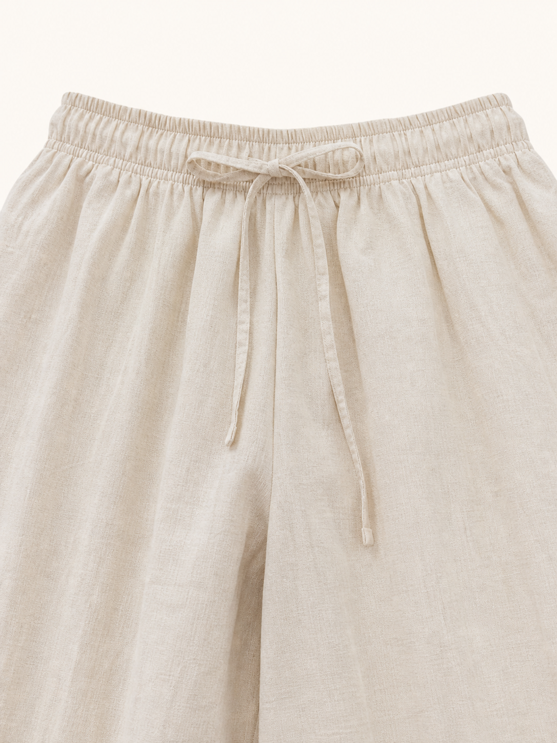 Men's loose-fit vampire pants with an elastic waistband