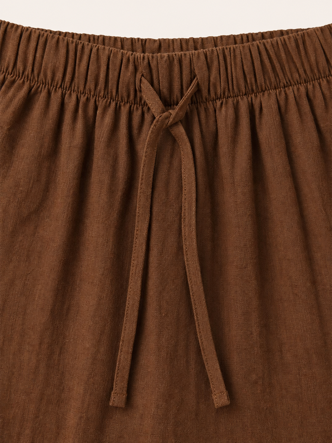 Men's brown cropped jogger pants