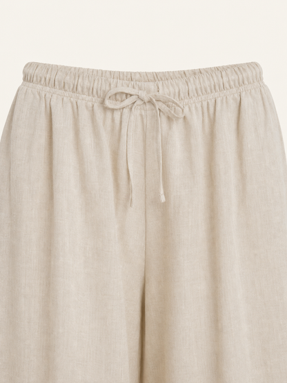 Loose-Fit Cuffed Pants for a Costume Look