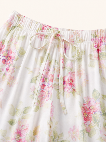 Women's Homewear Set with Floral Print