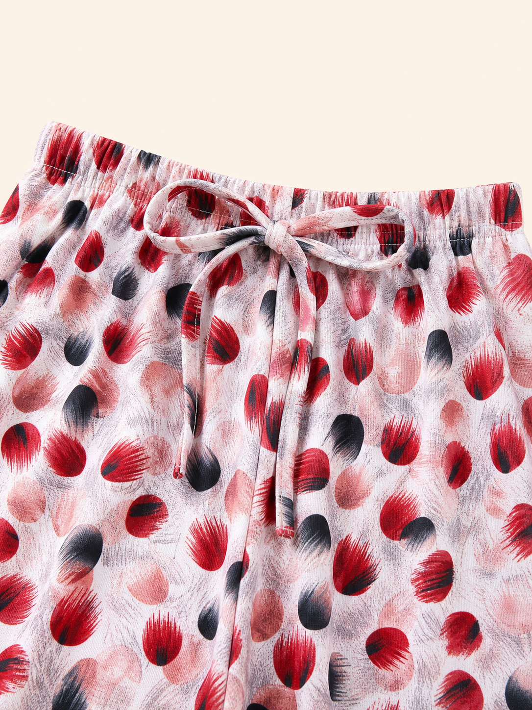 Women's printed set, T-shirt and long pants