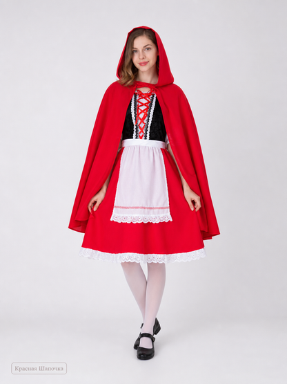 Little Red Riding Hood Costume with Cape