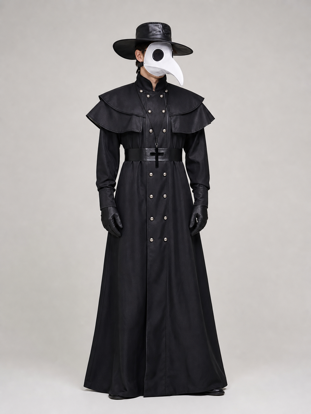 Halloween Plague Doctor Costume with Mask