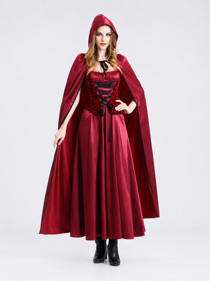 Little Red Riding Hood Carnival Costume with Hood