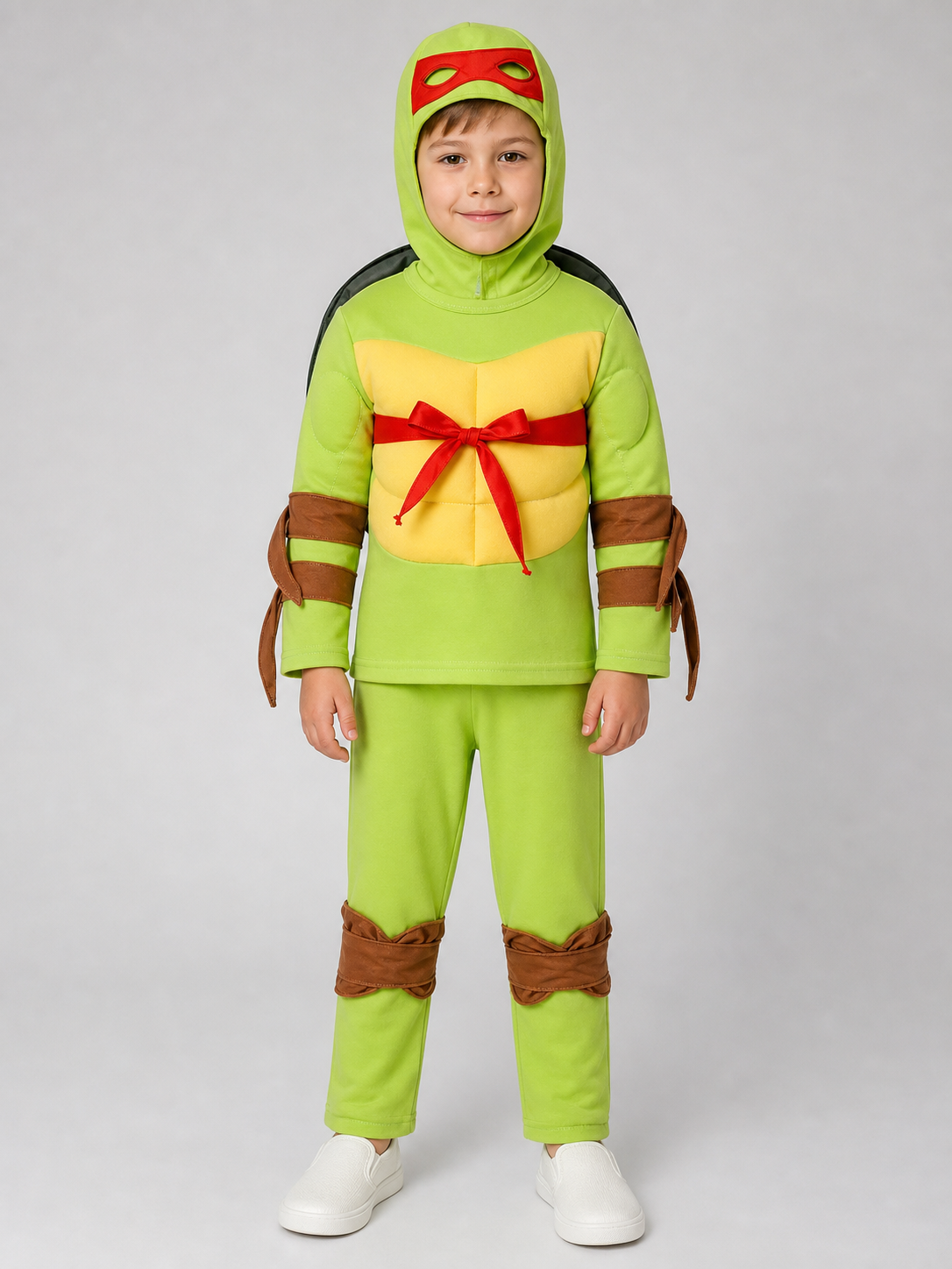 Kids' Ninja Turtles Costume with Mask and Pants