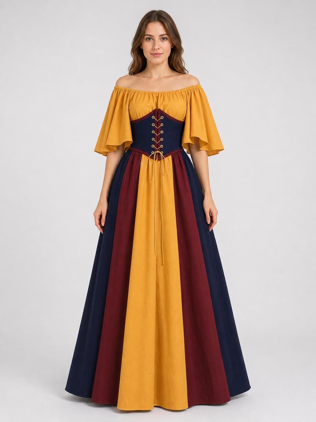 Masquerade medieval-style cosplay dress