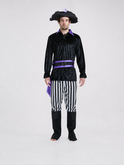 Halloween Pirate Costume, Cosplay Set