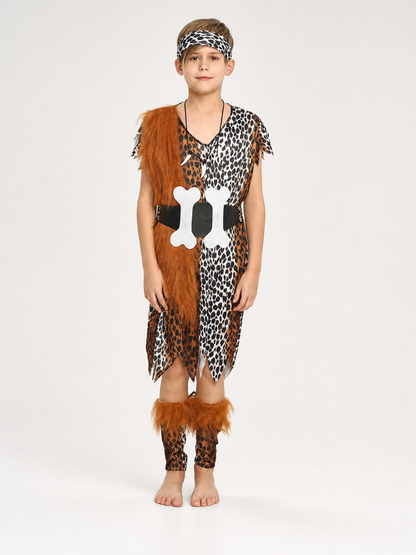 Kids Caveman Costume with Accessories