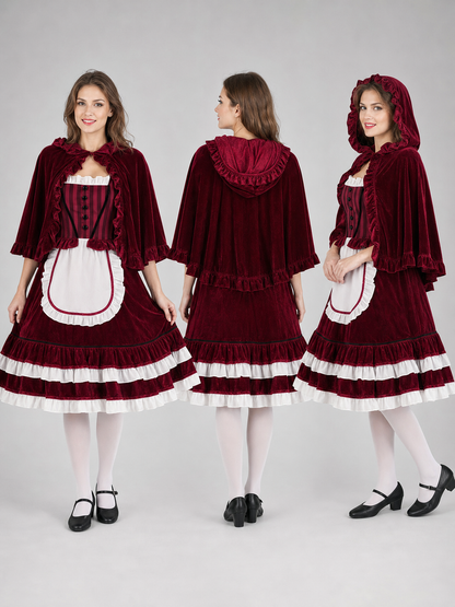 Little Red Riding Hood Costume with Cape