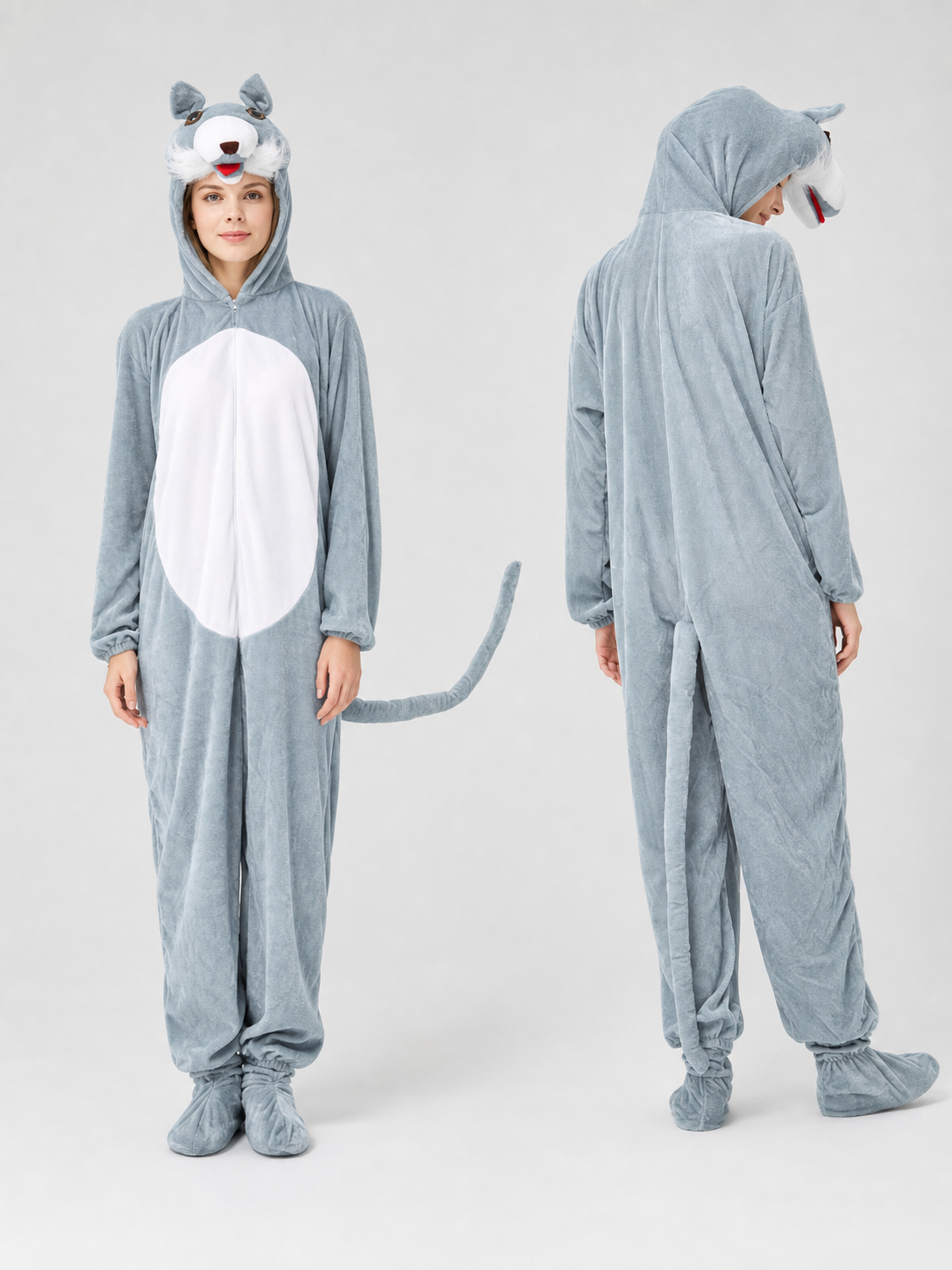 Carnival Jumpsuit with Hood and Ears