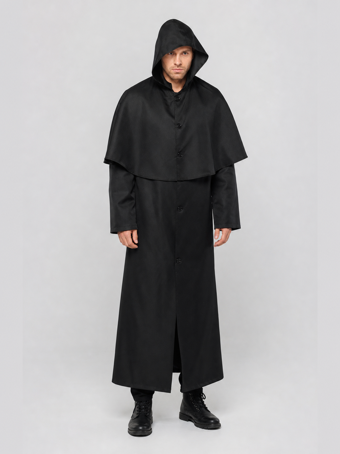 Halloween Hooded Robe Cloak with Cape