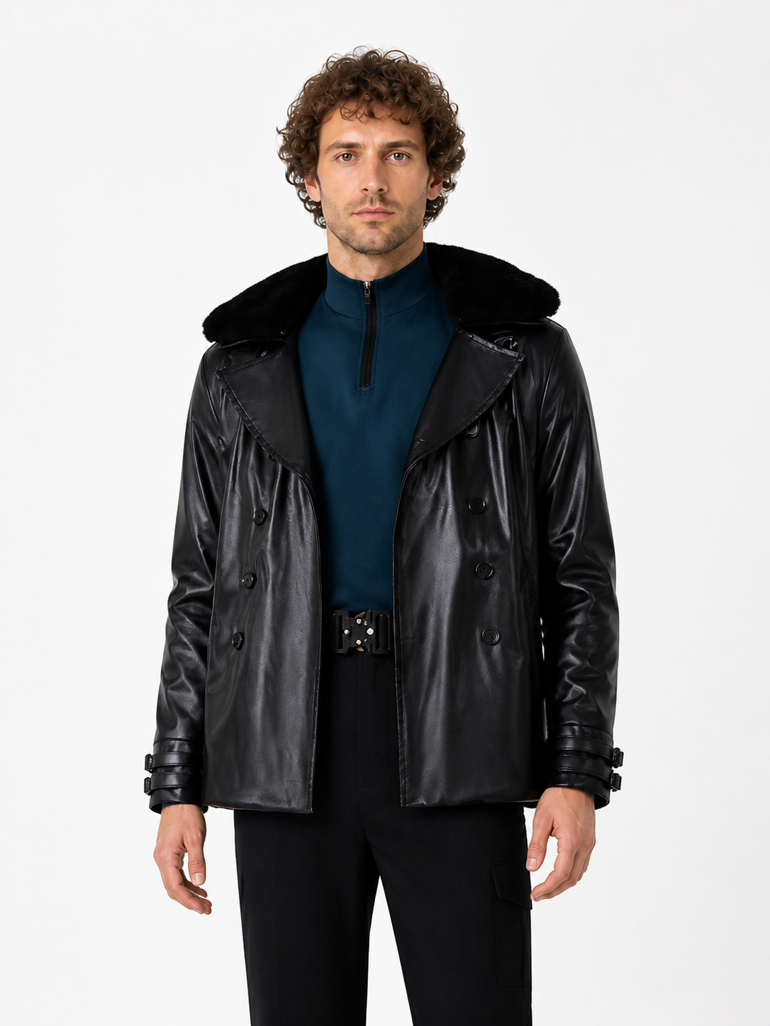 Cosplay Costume with Jacket, Turtleneck, and Pants Costumes detail 3