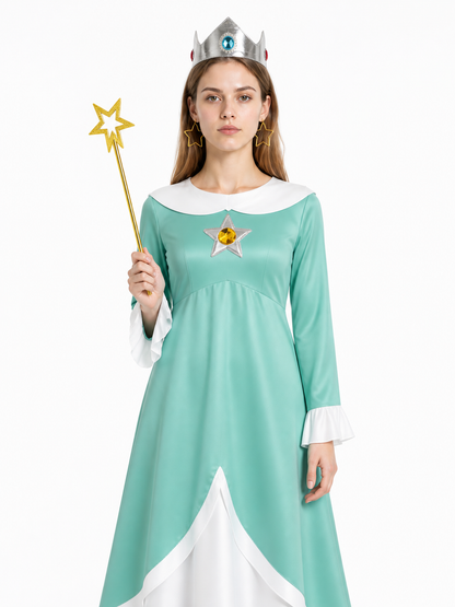 Costume Dress with Crown, Earrings, and Wand Costume Dresses detail 3