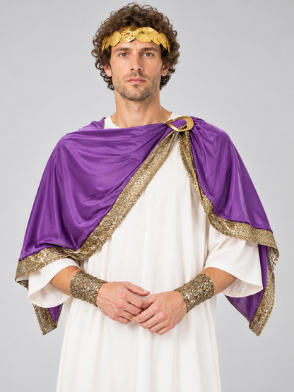 Ancient-Style Costume with Tunic and Cape