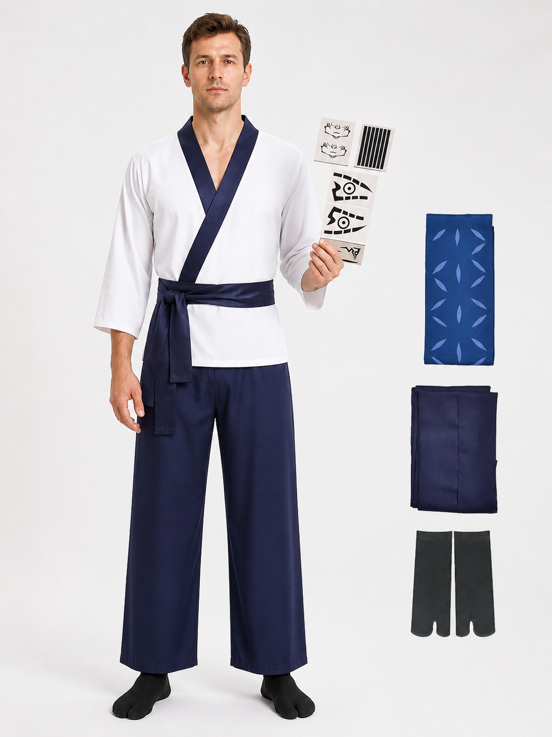 Sukuna Cosplay Costume from the Anime Jujutsu Kaisen Costumes detail 3