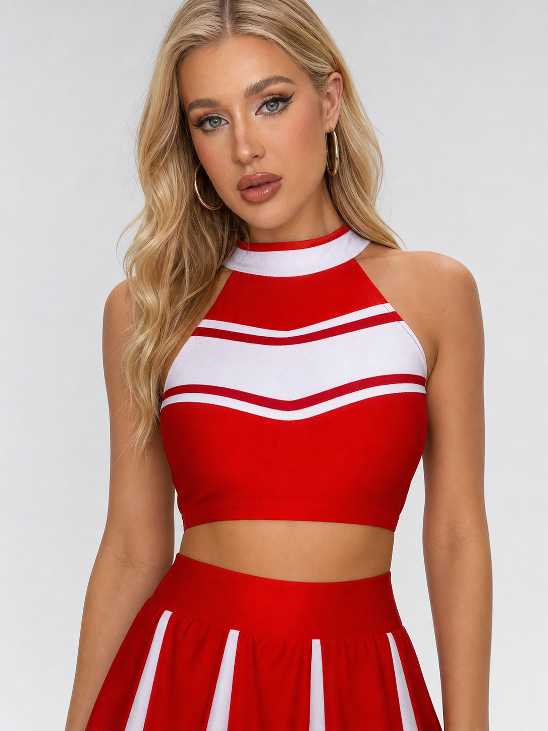 Two-Piece Performance Costume with “Cheer” Lettering