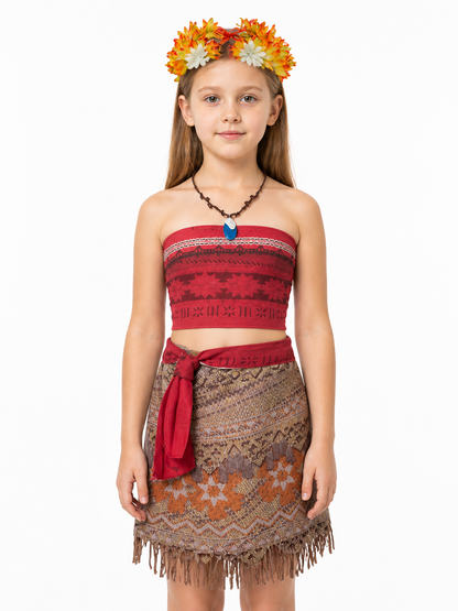 Children’s Carnival Costume with Skirt and Headpiece product detail 3