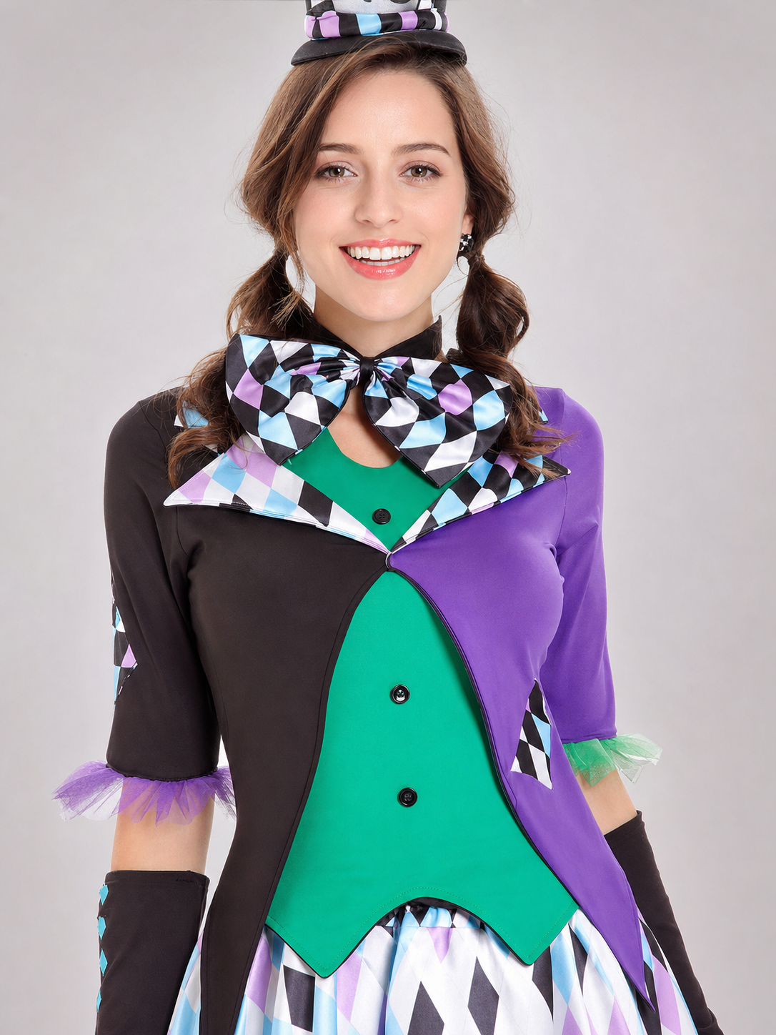 Clown Costume with a Full Skirt