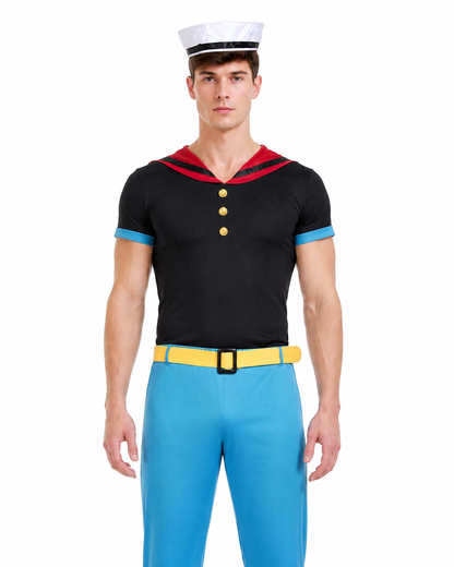 Sailor Uniform Carnival Costume for Cosplay with Belt Costumes detail 3