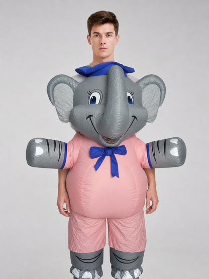 Full-Size Elephant Mascot Costume for Parties