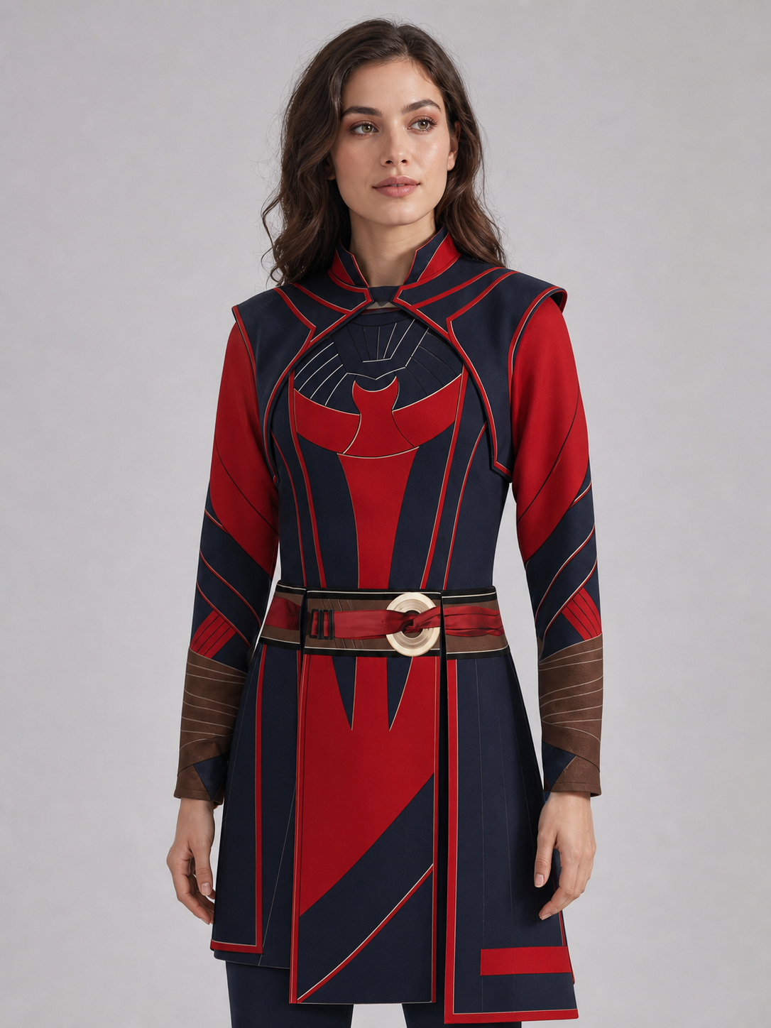 Marvel Superhero Cosplay Costume, Red and Blue
